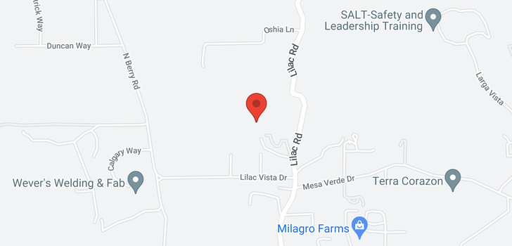 map of Lilac Rd Valley Center, CA 92082